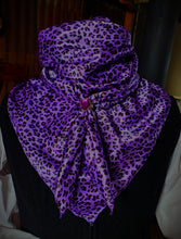 Load image into Gallery viewer, Wild Rag - Purple Animal Print #81