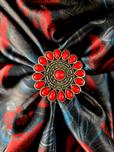 Load image into Gallery viewer, Wild Rag - Red Rose Wild Rag - #1008