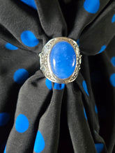 Load image into Gallery viewer, Wild Rag - "Softy" Blue Polka Dot Wild Rag - #1010