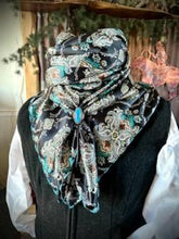 Load image into Gallery viewer, Wild Rag - Classy Western Paisley- Edged w/ Turquoise #513