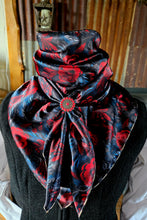 Load image into Gallery viewer, Wild Rag - Red Rose Wild Rag - #1008