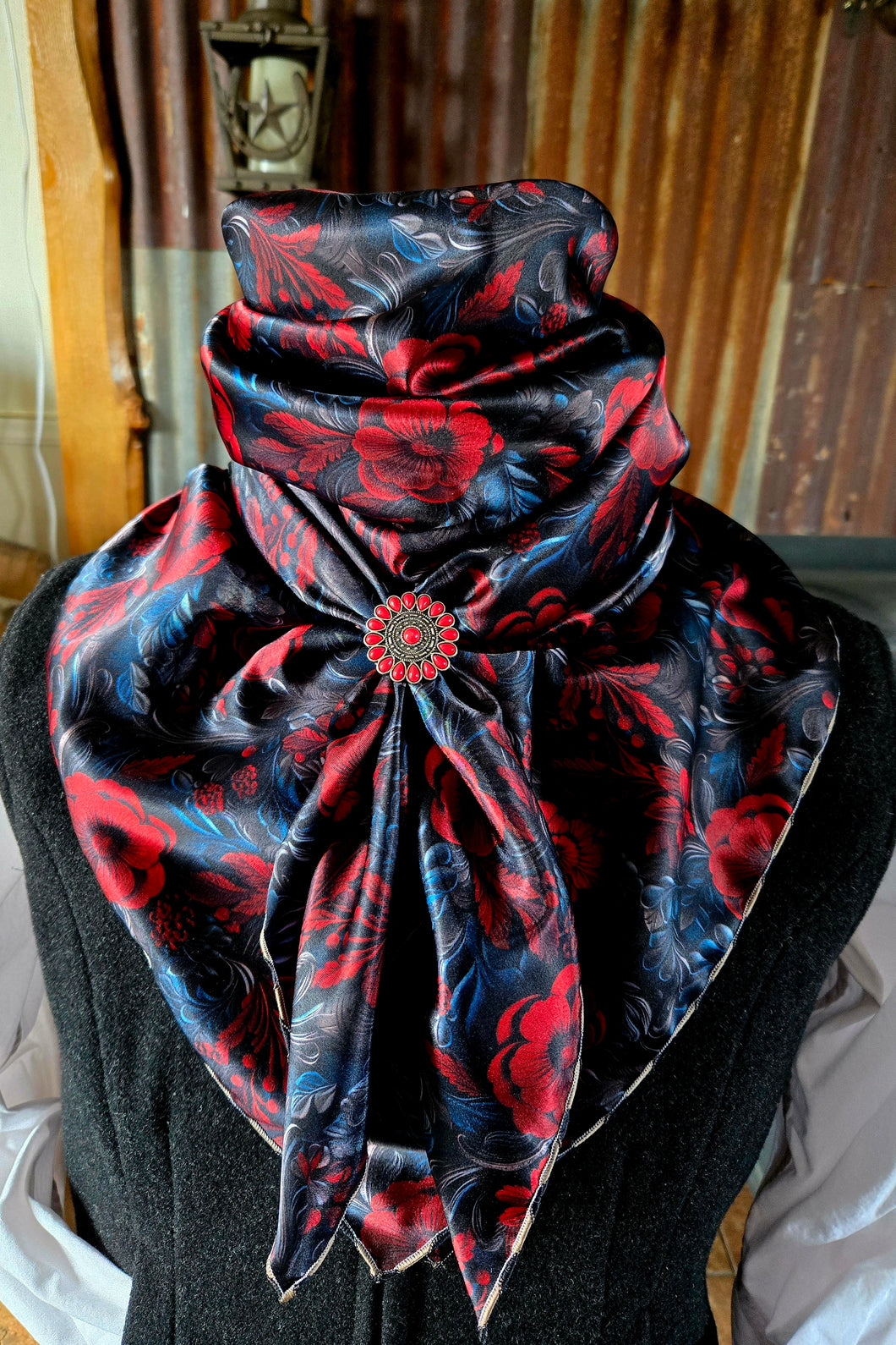 Wild Rag - Red Rose Wild Rag - #1008