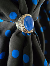 Load image into Gallery viewer, Wild Rag - &quot;Softy&quot; Blue Polka Dot Wild Rag - #1010