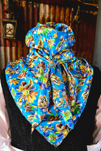 Wild Rag - Turquoise Wild Flower #57