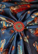 Load image into Gallery viewer, Wild Rag - Navy Cowboy Boot #11