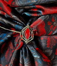 Load image into Gallery viewer, Scarf Slide - "Red Stone"