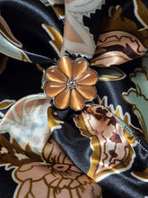 Load image into Gallery viewer, Scarf Slide - "Peach Flower"
