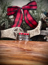 Load image into Gallery viewer, Scarf Slide - "Red Berries"