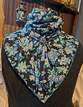 Load image into Gallery viewer, Wild Rag - Softy Blue &amp; Teal Flowers #S02